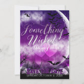 Wicked Fun Halloween Love Moon Save the Date Foto (Voorkant)
