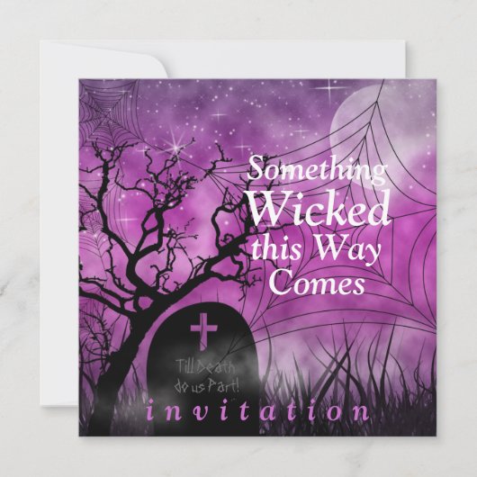 Wicked Fun Halloween Uitnodiging (Voorkant)