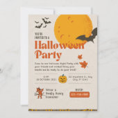 Wicked Fun Haunted Happening Halloween Party Kaart (Voorkant)