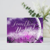 Wicked Fun Love Moon Bewaar de datum met foto Save The Date (Staand voorkant)