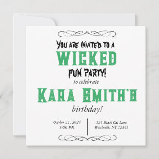 Wicked Fun Party Kaart