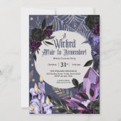 Wicked Garden Halloween Party Kaart (Voorkant)