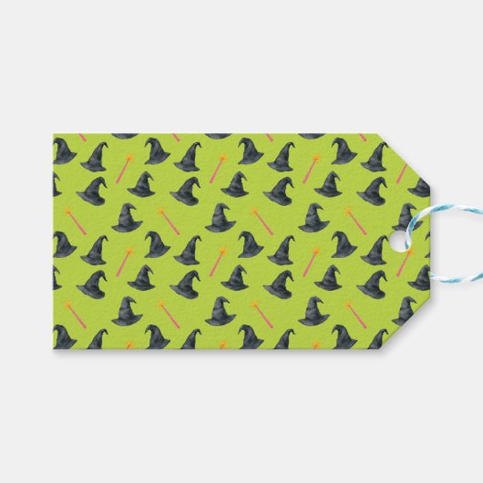 Wicked Good Pink & Green Witchy naar/van cadeau La Cadeaulabel (Voorkant (Horizontaal))