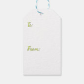 Wicked Good Pink & Green Witchy naar/van cadeau La Cadeaulabel (Achterkant)