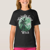 Wicked Good Witch Green Witch Drawing T-shirt (Voorkant)