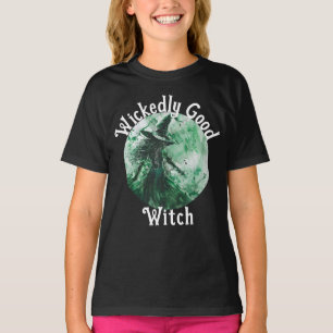 Wicked Good Witch Green Witch Drawing T-shirt