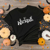 Wicked Halloween grappige heks T-shirt