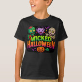 Wicked Halloween kleding Spooky Outfit Unisex T-shirt (Voorkant)