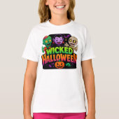Wicked Halloween kleding Spooky Outfit Unisex T-shirt (Voorkant)