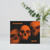 Wicked Halloween schedels Briefkaart (Staand voorkant)