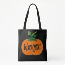 Wicked Happy Halloween Zwart Sinaasappel Pompoen