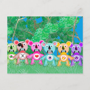 WICKED KOALAS BRIEFKAART