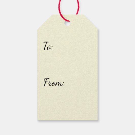 Wicked Krampus Enge Demon Kerstmis Cadeaulabel (Achterkant)