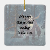 Wicked Krampus Keramisch Ornament (Achterkant)