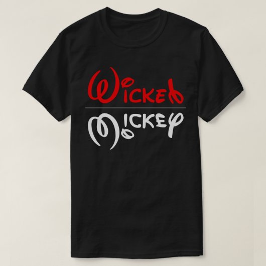 Wicked Mickey T-shirt (Design voorkant)