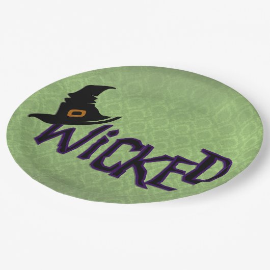 'Wicked' Paper Plates Papieren Bordje (Gekanteld)