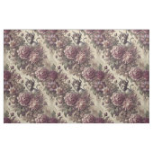 Wicked Plum Petals - Gothic Statement Tegel Stof (Fat Quarter)