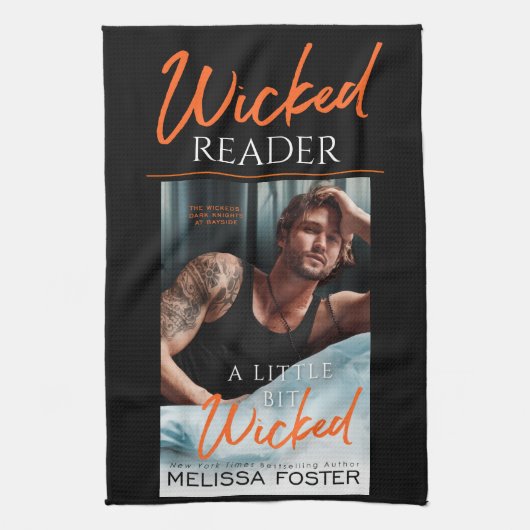Wicked Reader - Een Beetje Stout Keukenhanddoek (Verticaal)