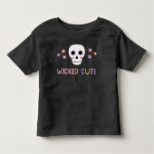 Wicked Schattige Pastel schedel en sterren Hallowe Kinder Shirts (Voorkant)