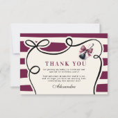 Wicked Schattige & Turning One Girl Halloween 1e G Bedankkaart (Voorkant)