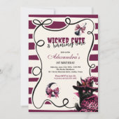 Wicked Schattige & Turning One Girl Halloween 1e G Kaart (Voorkant)