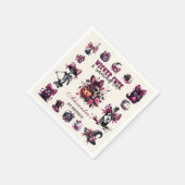 Wicked Schattige & Turning One Girl Halloween Verj Servet (Hoek)