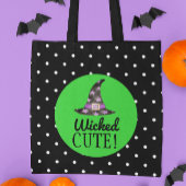 Wicked Schattige Zwart en Groen Halloween Tas