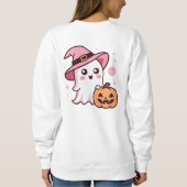 Wicked Schattigee trui - Kawaii Ghost Halloween Pu (Achterkant)