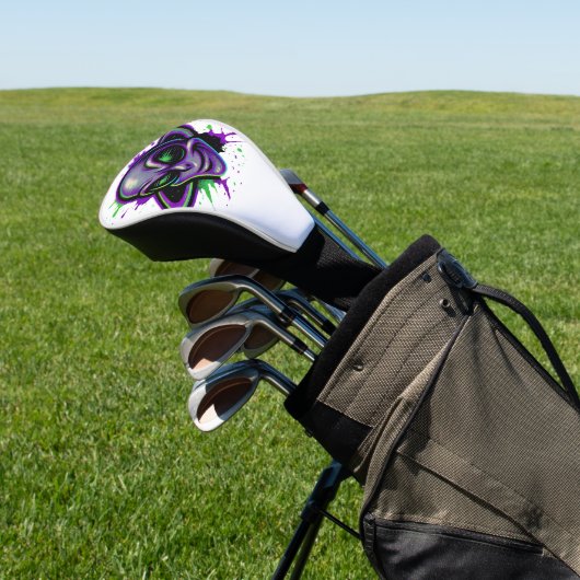 Wicked Shot Alien Golfheadcover (Insitu)