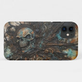 Wicked Skull iPhone Case (Achterkant (horizontaal))