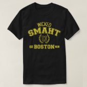 Wicked Smaht U Boston est 1630 T-shirt (Design voorkant)