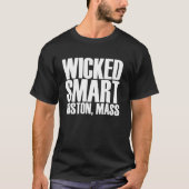 Wicked Smart Boston Mass Graphic T-shirt (Voorkant)
