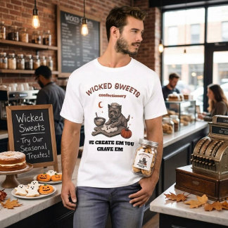 Wicked Sweets Confectie T-Shirt Ontwerp