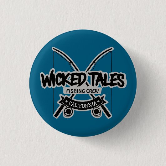Wicked Tales Gevist Ronde Button 3,2 Cm (Voorkant)