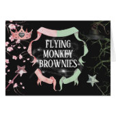 Wicked Theme Tent Food Kaart (Voorkant Horizontaal)