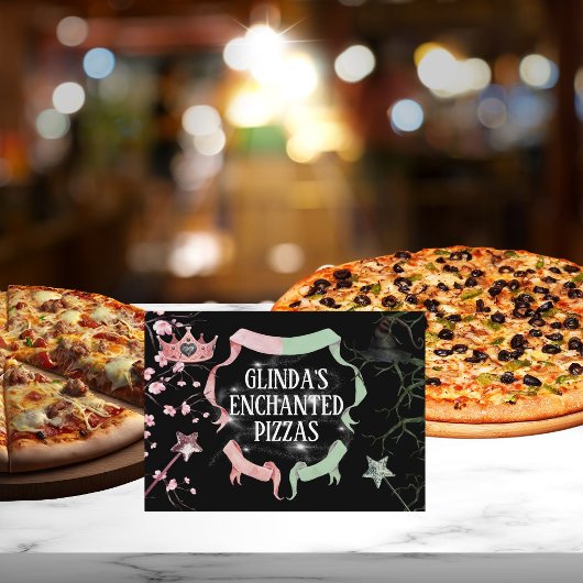 Wicked Theme Tent Food Kaart