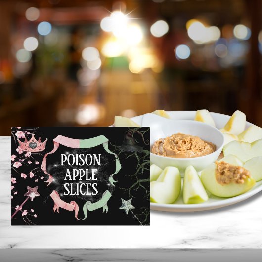 Wicked Theme Tent Food Kaart