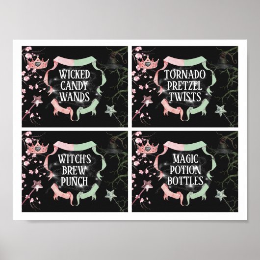 Wicked Theme Voedsel Tekenen 2 Poster (Voorkant)