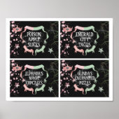 Wicked Theme Voedselborden Poster (Voorkant)