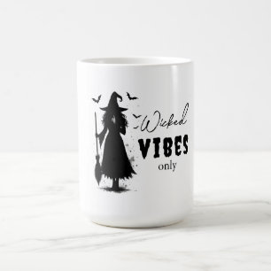Wicked Vibes Only beroemd gemaakt door Halloween B Koffiemok