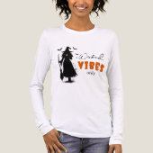 Wicked Vibes Only beroemd gemaakt door Halloween B Tri-Blend Shirt (Voorkant volledig)