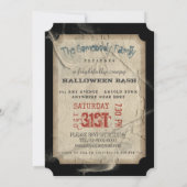 Wicked Vrouw Gothic Vampire Halloween Kaart (Achterkant)