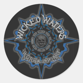 Wicked Waters Main Logo Ronde Sticker