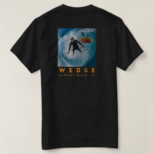 Wicked Wedge T-shirt - Newport Beach, CA (Design achterkant)