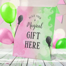 Wicked Witch Birthday Gifts Pedestal Sign Reclamebord Met Voetstuk