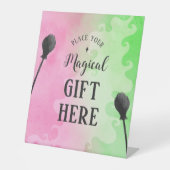 Wicked Witch Birthday Gifts Pedestal Sign Reclamebord Met Voetstuk (Voorkant)