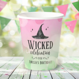 Wicked Witch Birthday Party Paper cup Papieren Bekers