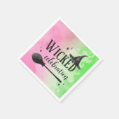 Wicked Witch Celebration Birthday Paper Napkin Servet (Hoek)