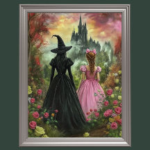 Wicked Witch & Dorothy Digitale Kunst - Tovenaar v