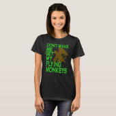 Wicked Witch Flying Monkeys Wizard of Oz Mijn Vlie T-shirt (Voorkant volledig)